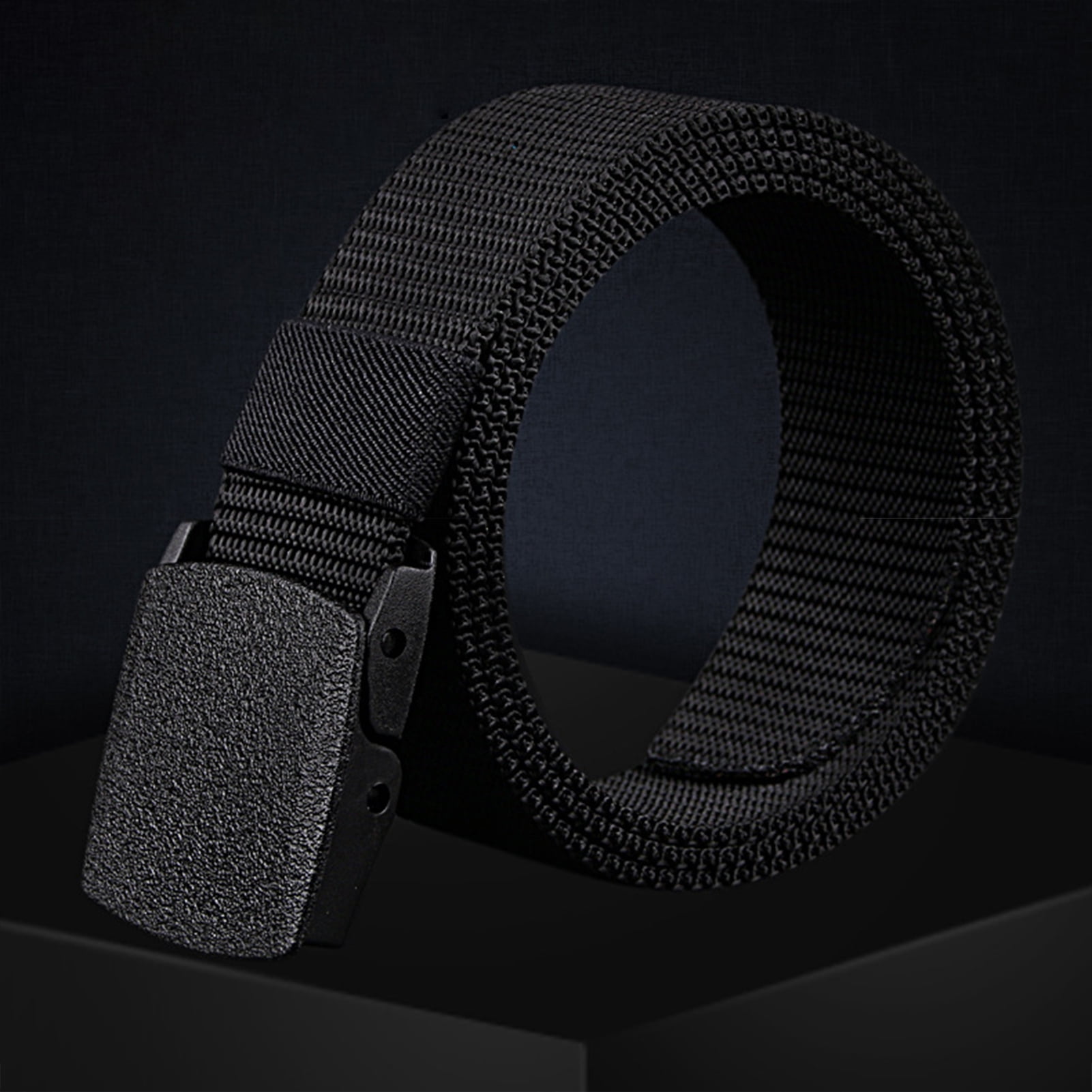 Men's Military Adjustable Nylon Belt with Plastic Buckle - XG-TB2