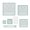 Blue, variant on YongCo 6Pcs Professional Sewing Ruler Set Clear Acrylic Quilting Ruler Patchwork Stencils Measuring Tool for Fabric Cutting