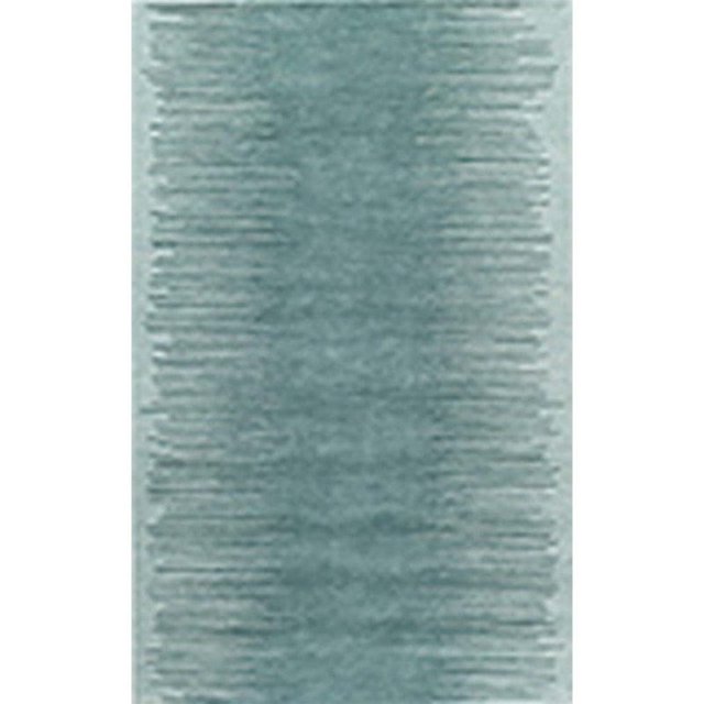 Momeni Delhi 8' X 10' Contemporary Hand Tufted Wool Rug in Aqua