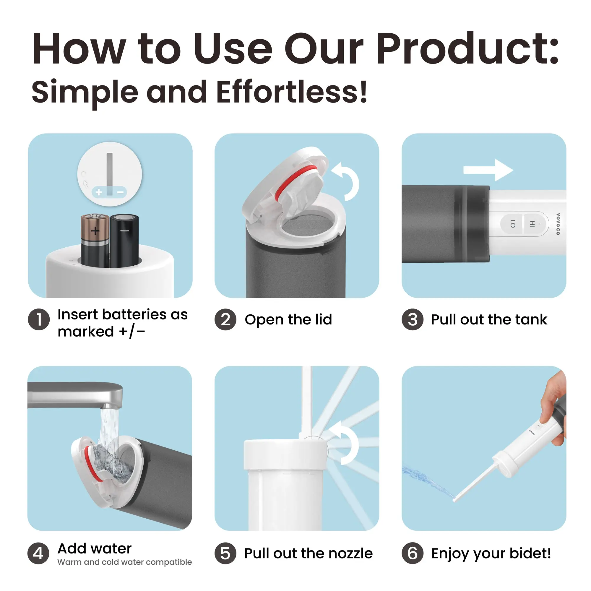 VOVO GO The Portable Bidet