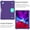 Purple+Aqua, variant on Case For iPad Pro 11 inch M4 (2024)/Air 11 M2 (2024)/Air 11" M3 (2025) Lightweight Contrast Color Cover With Pen Holder and Shoulder Strap