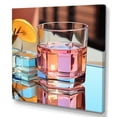 thumbnail image 2 of Designart "Tropical Cocktail Delight II" Drinkware Wall Art Living Room, 2 of 7