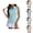 Green, variant on Womens Sleeveless Golf Shirts Summer Polka Dots Quarter Zip Lapel Collar Fitted Casual Tennis Polo Shirt