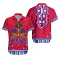 thumbnail image 4 of Camisas hawaianas con estampado 3D para hombres, camisa dashiki con bandera de Haití, camisas polinesias de manga corta, blusas casuales de moda para mujeres y niños, ropa, 4 of 5