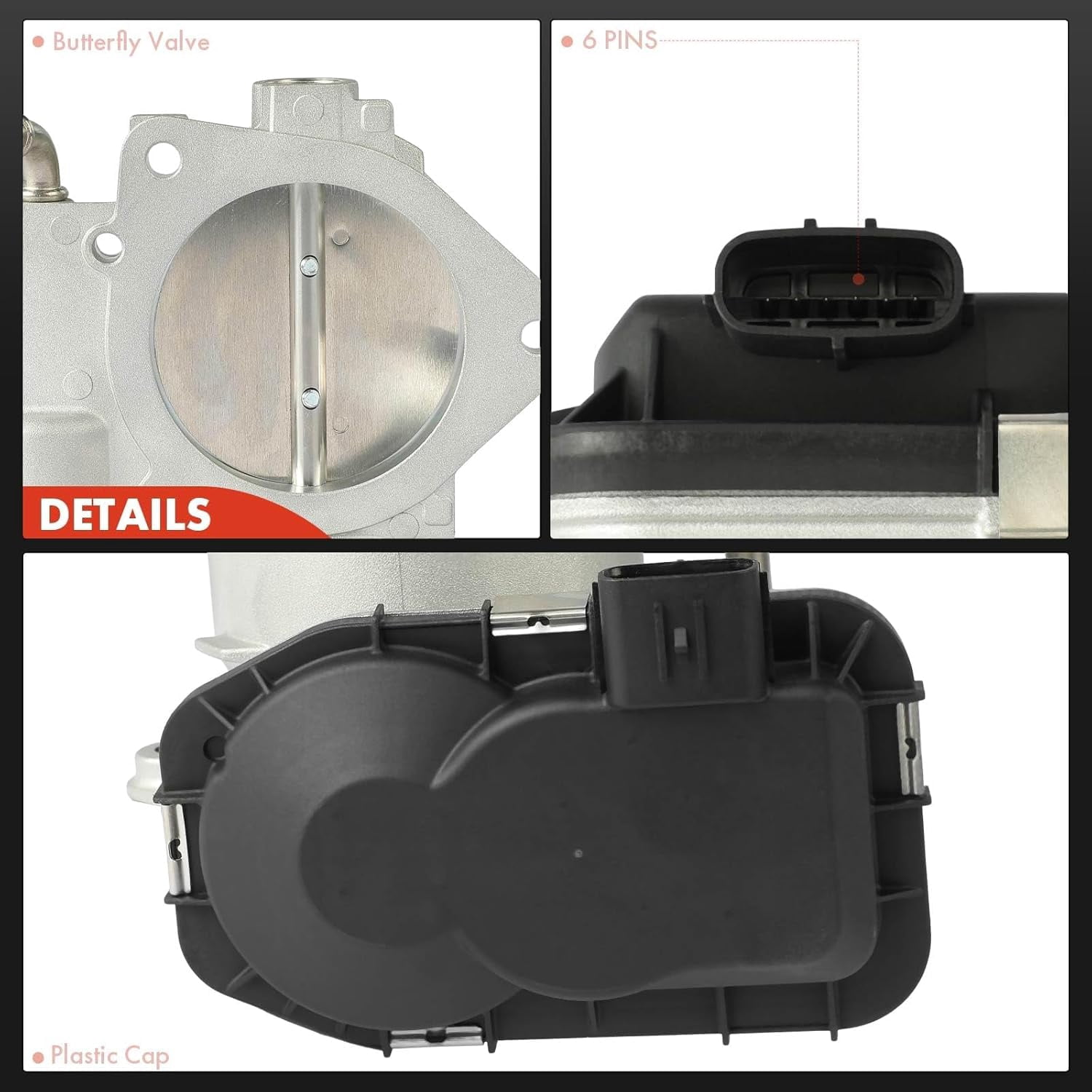 A-Premium Electronic Throttle Body Compatible with Toyota Camry 2018-2023 RAV4 2019-2023 Avalon 2021 & Lexus ES250 2022-2023 NX250 2022-2023 NX350h 2022 NX450h+ 2022-2023 2.5L