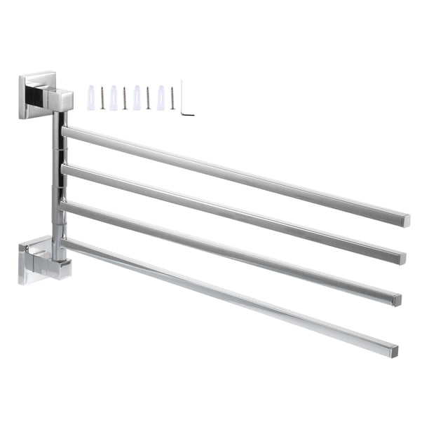 Toallero Para Ahorrar Espacio, Toallero De Baño, Toallero Giratorio De 180 Grados, Toallero Montado En La Pared, Toallero Para El Hogar, Organizador Vogacara HA026602-02