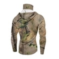 thumbnail image 5 of Hooded Sun Shirts for Men with Mask UPF 50+ Fishing Blouses Long Sleeve UV Rash Guard Cooling Lightweight Hoodies M Light Green, 5 of 5
