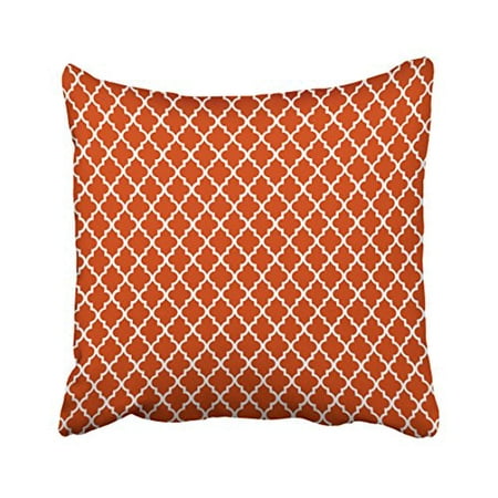 RYLABLUE Decorative Personalized Pillowcases Trendy Burnt Orange