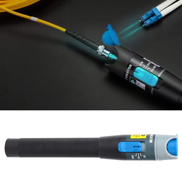 Localizador Visual De Fallas Probador De Cable De Fibra óptica Rendimiento Excepcional Interfaz SC ST FC aleación De Aluminio 10 Km