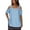 Sky Blue, variant on Womens Sports Tops Pastel Elegant Blouses for Women Evening Party Womens T Shirts Loose Fit
