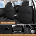 thumbnail image 3 of Fit for Subaru Impreza 2026, Black and Coffee Car Seat Covers, PU Leather Full Set of 5 Seats Waterproof Protect and Upgrade Seats, Airbag-Compatible, 3 of 7