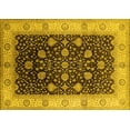 thumbnail image 1 of Ahgly Company Indoor Rectangle Oriental Yellow Industrial Area Rugs, 3' x 5', 1 of 4