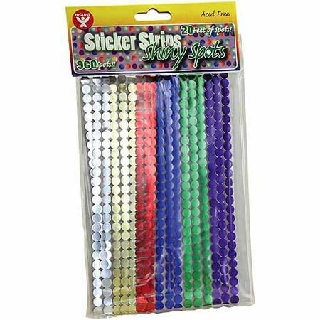 Gifted Line Stickers - Sticker Strip Spots, 960/Pkg