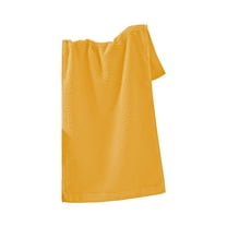 Btomtd Soft Cotton Hand Towel 29.53x13.78 inch Strong Water Absorption Face Towel Household Thickened Towel for Bathroom and Gym, Yellow