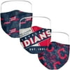 Cleveland Indians Fanatics Branded Adult Throwback Face Covering 3-Pack