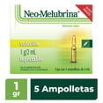thumbnail image 1 of Solución Inyectable Neo-Melubrina con Metamizol Sódico 5 Ampolletas de 2 ml. 100 Años de Eficacia y Seguridad., 1 of 4