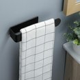 thumbnail image 4 of Anillo de toalla de baño Estilo europeo Anillo de toalla abierto Montado en la pared Autoadhesivo Sin perforación, SUS 304 Acero inoxidable Negro 20cm esquí esquí Gafas de esquí, 4 of 5
