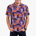 thumbnail image 1 of Balery Halloween Black Cats Camisa Polo de Hombre con Estampado, de Manga Corta y Tejido Medio, Camisa Tipo Golf Polo-4X-Large, 1 of 6
