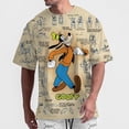 thumbnail image 2 of Camiseta con estampado 3D de Disney Goofy, nueva camiseta animada, top de verano para parejas, padres e hijos, manga corta, verano genial, 2 of 4