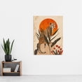 thumbnail image 4 of Artery8 Cheetah Perched on Rock Boho Sunset Sun Plants For Living Room Extra Large XL Wall Art Poster Print, 4 of 5