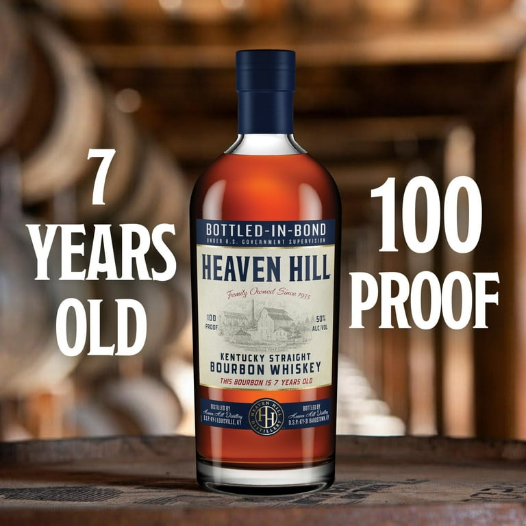 Heaven Hill Bottled in Bond 7 Year 750ml - Walmart.com
