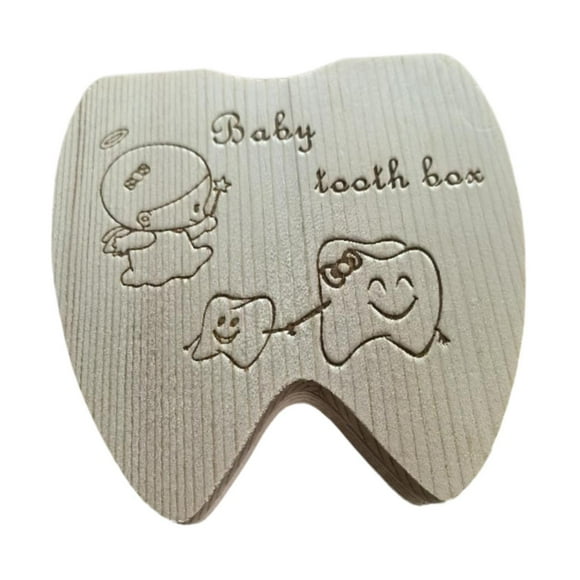 Lipstore Baby Tooth Keepsake Box Tooth Container Case First Collection Memorial Box Lost Girl