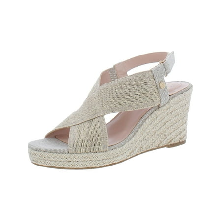

Bandolino Womens Kendyll 2 Metallic Slingback Wedge Sandals