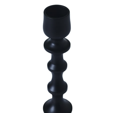 Beautiful Metal Taper Candle Holder by Drew Barrymore, 10, Black