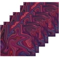 thumbnail image 2 of Dreamtimes 6 PCS Red Abstract Marble Washcloths, 12 X 12 Inches Cotton Wash Cloths, Highly Absorbent and Soft Face Towels for Bathroom,Gym,Hotel and Spa, 2 of 7