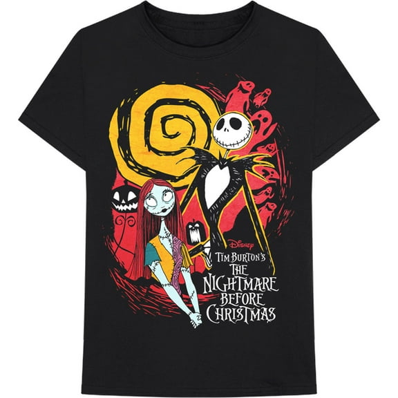 Disney Unisex T-Shirt The Nightmare Before Christmas Ghosts (Small)