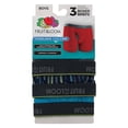 thumbnail image 4 of Bóxer Fruit of the Loom Para niño, algodón sustentable, multicolor, 3 piezas, talla M, 4 of 4