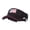 Black Red, variant on American Flag Embroidered Cotton Sandwich Visor - Navy White OSFM