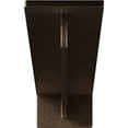 thumbnail image 3 of Ekena Millwork 3"W x 24"D x 2"H Heaton Hidden Support Steel Bracket w/ 20" Support Depth, Hammered Dark Bronze, 3 of 11