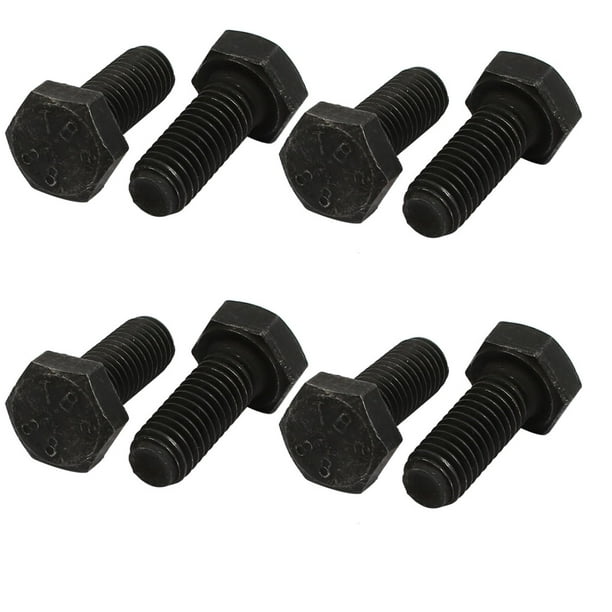 8.8 Grado M8x20mm Tornillo Hexagonal de Rosca Completa con Rosca Izquierda 8 piezas