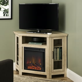 Corinth Electric Fireplace Tv Stand In Cherry With Firebox Heats