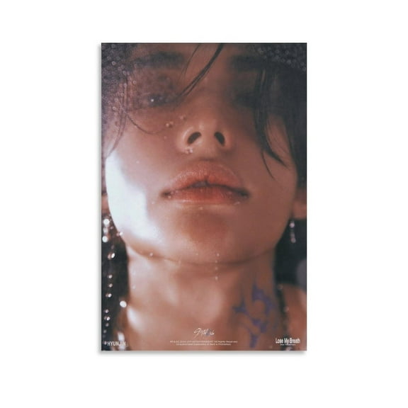 Hyunjin Stray Kids SKZ Lose My Breath Feat Charlie Puth ALBUM COVER KOREAN IDOLS HANDSOME Poster Painting Canvas Prints Bedroom Large Home Decor Wall Art Picture Canvas Wall