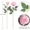 thumbnail image 2 of 12PCS Artificial Flowers Fake Roses, Realistic Silk Long Stem Red Roses Bouquet for Wedding Centerpiece Home Decor Party & Valentines, 2 of 6