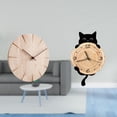 thumbnail image 2 of Reloj De Pared Creativo De Madera Maciza, Decorativo, Colgante, Silencioso, Ligero, Fácil De Leer, Adorno Para Oficina, Restaurante, Dormitorio, Hogar, Regalo, 2 of 8