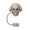 Khaki, variant on JWZZYD Halloween Skull With Headphones Silicone Straw Topper, 10mm Reusable Dust Cover Plug, Novelty Spill Proof Cup Accessory for Halloween Party, Bar & Daily Beverage Decoration(Black, 1 Pack)