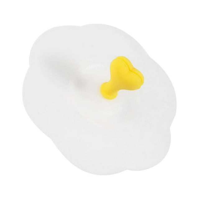 Guardoinrt BPA Food Grade Silicone Cup Cover For Easy Cleaning And Portability Multiple Color Options Stylish Transparent yellow 1Set