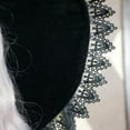 thumbnail image 3 of Mikilon Women Halloween Black Witch Hats Starts Print Peaked Hats Fashion Lace Party/Performance Hats, 3 of 3