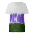 thumbnail image 4 of Blusa holgada de manga corta con cuello redondo y estampado a la moda para mujer Pompotops hfajkhk130719, 4 of 5