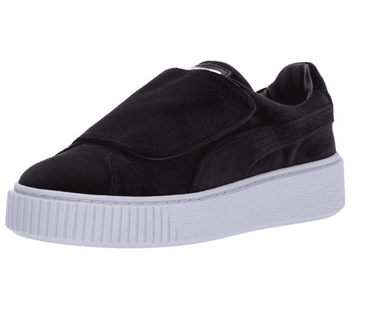 puma platform sneakers black