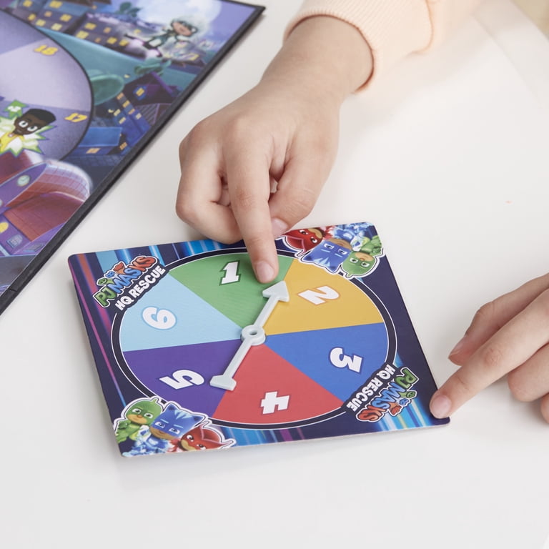 PJ Masks HQ Rescue Board Game For Kids Ages 4+ - Includes 3D Plastic Tower, Catboy, Gekko, Owlette Figures, No Reading Required, 2-3 Players
