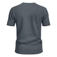 thumbnail image 5 of hoksml Men's Solid Crew Neck Pocket Short Sleeve T Shirt Breathable Mesh Basic Tee for Sports Daily Casual Outdoor Wear, 5 of 9
