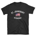 thumbnail image 1 of St. Johnsbury Vermont Patriot Men's Cotton T-Shirt, 1 of 1