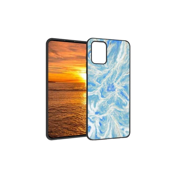 Blue-Marble-67 Phone Case, Degined for Moto G Stylus 2021 Case Men Women, Flexible Silicone Shockproof Case for Moto G Stylus 2021