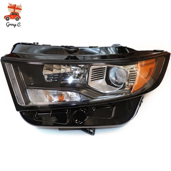 Halogen Headlight Left Driver Side Headlamp For 2015 2016 2017 2018 Ford Edge
