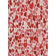 thumbnail image 1 of Ahgly Company Machine Washable Indoor Rectangle Transitional Ferrari Red Area Rugs, 3' x 5', 1 of 7