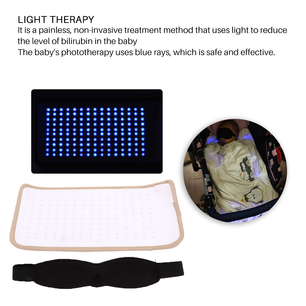 Tebru Baby Jaundice Relief Blanket,Newborn Jaundice Therapy